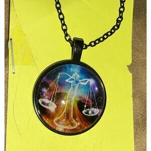 O767 October Libra Necklace
